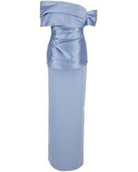 Solace London - London Lucine Off-Shoulder Long Dress - Lyst