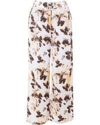 Liu Jo - Drawstring Wide Leg Trousers - Lyst