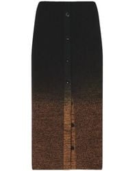 Proenza Schouler - Gradient-Effect Knitted Midi Skirt - Lyst