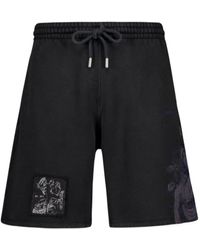 Off-White c/o Virgil Abloh - Graphic Printed Drawstring Shorts - Lyst