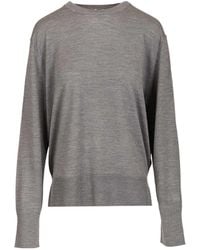 TOTEME - Totême Long Sleeved Crewneck Knit Jumper - Lyst