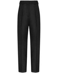 Blazé Milano - Blazé Milano Pinstriped Straight-Leg Trousers - Lyst