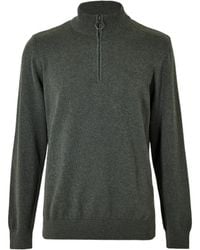 Barbour - Half-Zip Knitted Jumper - Lyst