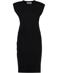 Yves Salomon - Ribbed-Knit Midi Dress - Lyst