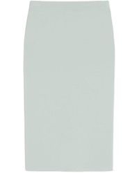 Max Mara - Slit Midi Skirt - Lyst