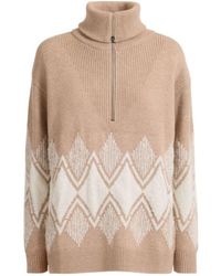 Varley - Hedda Fairisle Half-Zip Sweater - Lyst