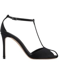 Emporio Armani - Round Toe High Heel Sandals - Lyst