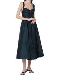 Zimmermann - Draped Midi Dress - Lyst