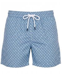Fedeli - Madeira Drawstring Swim Trunks - Lyst