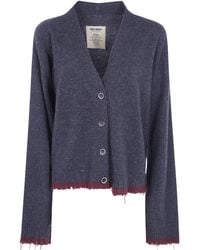 Uma Wang - Long-Sleeve Knit Cardigan - Lyst