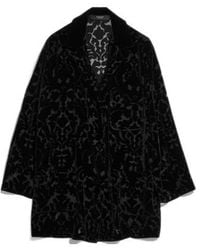 Gucci - Floral Devoré Velour Shirt - Lyst