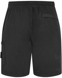 Stone Island - Soft Fleece Shorts - Lyst
