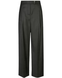 Eleventy - Pleated Palazzo Pants - Lyst