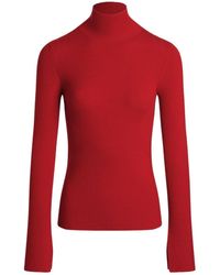 Patou - Ribbed High-Neck Sweaters - Lyst
