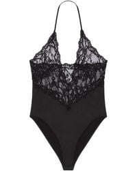 Givenchy - Chandelier Lace V-Neck Bodysuit - Lyst