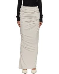 Entire studios - Draped Maxi Skirt - Lyst