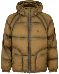 Represent - Solid Color Down Jacket - Lyst