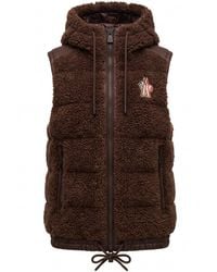 Moncler - Teddy Hooded Insulated Vest - Lyst