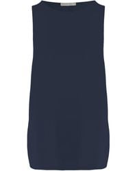 Allude - Sleeveless Round-Neck Top - Lyst