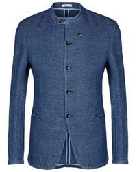 Armani Collezioni - Button Long-Sleeved Jacket - Lyst