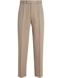 ZEGNA - Straight-Leg Tailored Trousers - Lyst