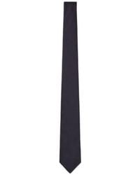 Giorgio Armani - Pointed-Tip Silk Tie - Lyst