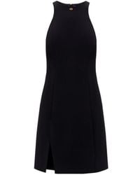Amiri - Halter-Neck Logo-Detail Mini Dress - Lyst