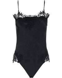 Gold Hawk - Coco Lace-Trim Bodysuit - Lyst