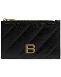 Balenciaga - Crush Long Coin And Card Holder - Lyst