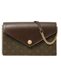 Tory Burch - T Monogram Envelope Chain Wallet - Lyst