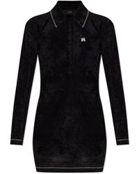 Amiri - Logo Polo Mini Dress - Lyst