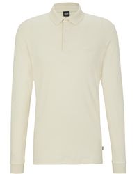 BOSS - Long-Sleeved Polo Shirt - Lyst