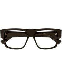 Bottega Veneta - Eyewear Rectangle Frame Glasses - Lyst