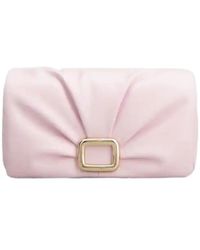 Roger Vivier - Ruched Detailed Mini Crossbody Bag - Lyst