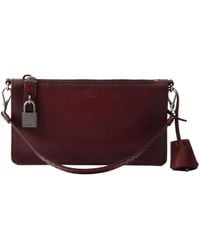 Prada - Antiqued Leather Pouch - Lyst