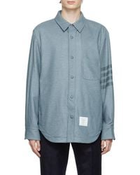 Thom Browne - 4-Bar Shirt Jacket - Lyst