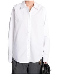 Alexander Wang - Long-Sleeved Oversized Shirt - Lyst