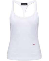 DSquared² - Embroidered Strappy Top - Lyst
