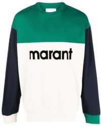 Isabel Marant - Aftone Cotton Sweatshirt - Lyst