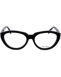 Max Mara - Cat-Eye Frame Glasses - Lyst