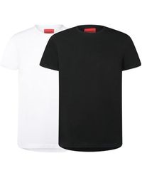 BOSS - 2-Pack Stretch Cotton T-Shirts - Lyst