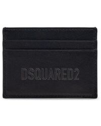 DSquared² - Urban Logo Embossed Credit Card Holder - Lyst