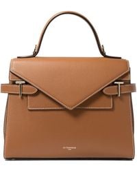 Le Tanneur - Structured Top Handle Shoulder Bag - Lyst