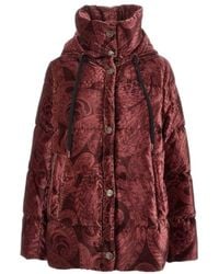 Etro - Paisley-Print Velvet Down Jacket - Lyst