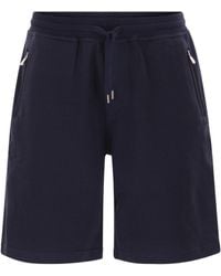 Brunello Cucinelli - Zip-Pocket Drawstring Shorts - Lyst