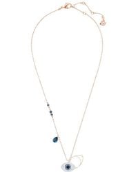 Swarovski - Symbolic Evil Eye Necklace - Lyst