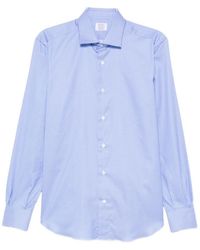 Mazzarelli - Lapel Long Sleeve Shirt - Lyst