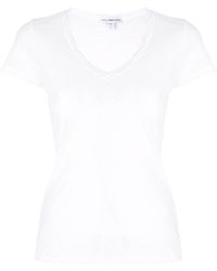 James Perse - Reverse Binding Tee - Lyst