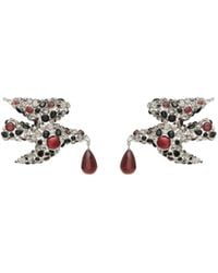 Saint Laurent - Dove Earrings - Lyst
