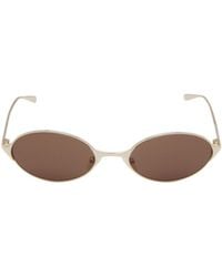 McQueen - Neo Oval Sunglasses - Lyst